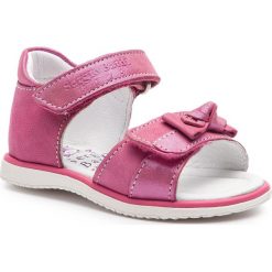 Sandały SERGIO BARDI KIDS - SBK-01-01-000034 612. Różowe sandały dziewczęce Sergio Bardi Kids, ze skóry, bez zapięcia. W wyprzedaży za 99,00 zł.