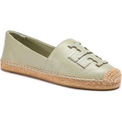 Espadryle TORY BURCH - Ines Espadrille 52035 Garden Sage/Garden Sage/Silver 304. Zielone espadryle damskie Tory Burch, bez wzorów, ze skóry, bez obcasa, na płaskiej podeszwie. Za 969,00 zł.
