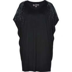 Tuniki damskie: Tunika shirtowa bonprix czarny