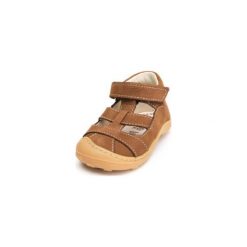 Pepino Girls Sandały Lani curry (średnie) - brązowy - Gr.Moda (6 - 24 miesięcy ). Pomarańczowe buciki niemowlęce Pepino, ze skóry, bez zapięcia. Za 249,00 zł.