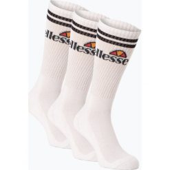 Ellesse - Skarpety męskie pakowane po 3 szt., biały. Białe skarpetki męskie Ellesse, w paski, prążkowane. Za 69,95 zł.