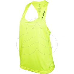 KOSZULKA RUNNING. Koszulki damskie Reebok, s, bez wzorów, ze skóry, bez kołnierzyka, z krótkim rękawem. Za 54,00 zł.