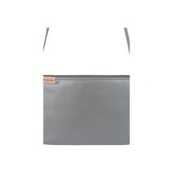 Nodo bag "S" szara kopertówka z paskiem na ramię. Szare kopertówki damskie marki Hairoo, na co dzień, w paski, klasyczne, na ramię, bez dodatków. Za 110,00 zł.