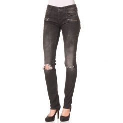 Dżinsy "Brigidot" - Slim fit - w kolorze czarnym. Czarne jeansy damskie Denim Special, l. W wyprzedaży za 257,95 zł.