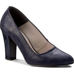 Półbuty SERGIO BARDI - Dozza FW127283317SW 407. Niebieskie creepersy damskie Sergio Bardi, ze skóry, na obcasie. W wyprzedaży za 169,00 zł.