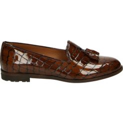 Mokasyny - 7217503 BRONZ. Czarne mokasyny damskie marki Venezia, ze skóry. Za 299,00 zł.