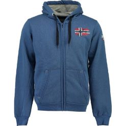 Bejsbolówki męskie: Bluza "Glacier" w kolorze niebieskim