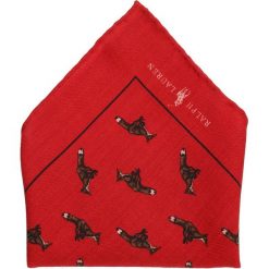 Krawaty męskie: Polo Ralph Lauren LEAPING FOXPOCKET SQUARE Krawat red