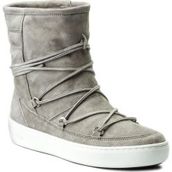 Śniegowce MOON BOOT - Pulse Mid 24101700005 Grigio Chiaro. Szare kozaki damskie Moon Boot, na zimę, ze skóry, bez obcasa, bez zapięcia. W wyprzedaży za 419,00 zł.