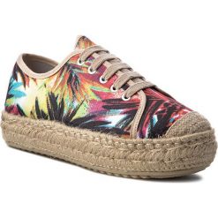 Espadryle SERGIO BARDI - Cyriaka FS127251717KD 618. Brązowe espadryle damskie marki Sergio Bardi, z materiału, na koturnie. W wyprzedaży za 69,00 zł.