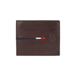 U.S. Polo Assn Little Elm Portfel Brązowy. Pomarańczowe portfele męskie U.S. Polo Assn., bez wzorów, ze skóry. Za 223,95 zł.