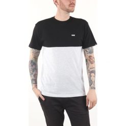 Vans Colorblock Koszulka Czarny Biały. Czarne podkoszulki męskie Vans, xxl, bez wzorów, z bawełny, z krótkim rękawem. Za 111,95 zł.