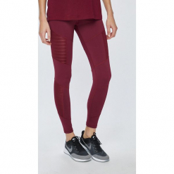 Reebok - Legginsy. Szare legginsy Reebok, l, z dzianiny. W wyprzedaży za 159,90 zł.