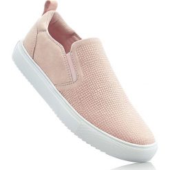 Buty wsuwane bonprix jasnoróżowy. Buty sportowe damskie bonprix. Za 49,99 zł.