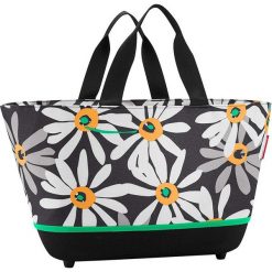 Shopper bag damskie: Shopper bag w kolorze czarno-białym – 48 x 28 x 33 cm