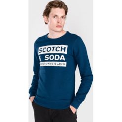 Scotch & Soda Bluza Niebieski. Niebieskie bluzy męskie Scotch & Soda, m, z nadrukiem, z bawełny, bez kołnierzyka, bez rękawów, bez kaptura. Za 354,95 zł.