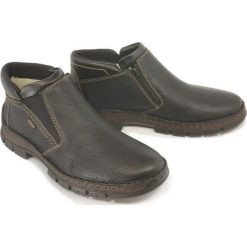 RIEKER TEX 12282-00 black, botki męskie. Czarne botki męskie Rieker, na zamek. Za 309,90 zł.
