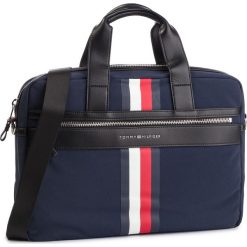 Torba na laptopa TOMMY HILFIGER - Elevated Computer Bag Stripe AM0AM04661 413. Niebieskie torby męskie skórzane TOMMY HILFIGER, bez wzorów, ze skóry ekologicznej. Za 649,00 zł.