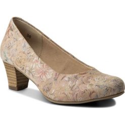 Półbuty CAPRICE - 9-22307-20 Beige Flow Mul 490. Brązowe półbuty damskie skórzane Caprice, eleganckie, na obcasie. W wyprzedaży za 189,00 zł.