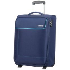 American Tourister Walizka Funshine Granatowa. Szare walizki marki American Tourister. W wyprzedaży za 299,00 zł.
