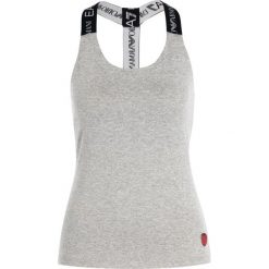 Top EA7 Emporio Armani 3GTH58 TJR7Z 3905. Szare bluzki damskie EA7 Emporio Armani, m, bez wzorów, z elastanu, polo, bez rękawów. W wyprzedaży za 219,00 zł.
