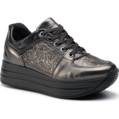 Sneakersy IGI&CO - 4146611 Carb. Szare półbuty damskie IGI&CO, ze skóry. W wyprzedaży za 339,00 zł.
