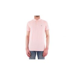 Koszulki polo z krótkim rękawem Calvin Klein Jeans J30J312440. Różowe koszulki męskie Calvin Klein Jeans, s, bez wzorów, z jeansu, z krótkim rękawem. Za 259,62 zł.