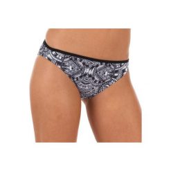 Dół kostiumu kąpielowego NINA MAORI damski. Czarne t-shirty damskie marki OLAIAN, bez wzorów, z elastanu, klasyczne, z klasycznym kołnierzykiem. Za 49,99 zł.