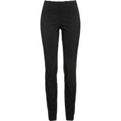 Spodnie ze stretchem bonprix czarny. Czarne spodnie damskie bonprix. Za 59,99 zł.