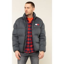 Kurtka puchowa Tommy Jeans Tjm Washd Padded DM0DM06925. Szare kurtki męskie Tommy Jeans, xxl, bez wzorów, z bawełny, bez kaptura. W wyprzedaży za 539,00 zł.