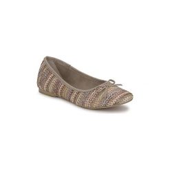 Baleriny Tamaris STRIPE BALLERINA. Szare baleriny damskie marki Tamaris. Za 89,40 zł.