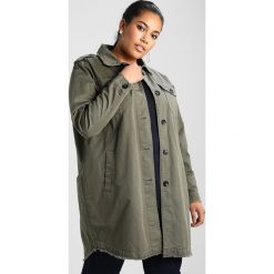 Płaszcze damskie pastelowe: Zizzi CAMBRIDGE CROPPED JACKET Krótki płaszcz dusty olive