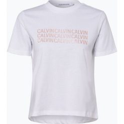 Calvin Klein Jeans - T-shirt damski, biały. T-shirty damskie Calvin Klein Jeans. Za 139,95 zł.