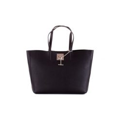 Torebki do ręki Calvin Klein Jeans K60K605122. Czarne torebki klasyczne damskie marki Calvin Klein Jeans, bez wzorów, z jeansu, do ręki, bez dodatków. Za 758,81 zł.