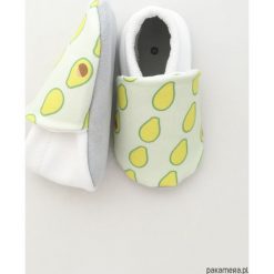 Miękkie buciki Avocado. Zielone buciki niemowlęce Pakamera, z bawełny. Za 70,00 zł.
