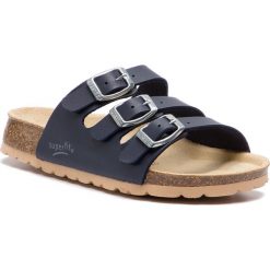 Klapki SUPERFIT - 8-00113-80 S Ocean. Niebieskie klapki chłopięce marki Superfit, ze skóry ekologicznej. Za 119,00 zł.