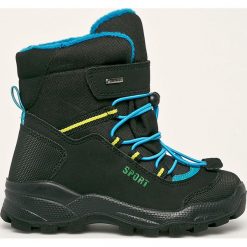 Primigi - Śniegowce dziecięce. Czarne śniegowce chłopięce Primigi, na zimę, bez zapięcia, gore-tex. W wyprzedaży za 219,90 zł.