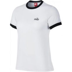 Nike Top Damski W Nsw Top Ss Ringer White Black Xs. Białe bluzki sportowe damskie marki Nike, xs, z tkaniny. Za 155,00 zł.