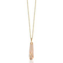 Łańcuszki męskie: RABAT Złoty Wisiorek – złoto żółte 375, Swarovski