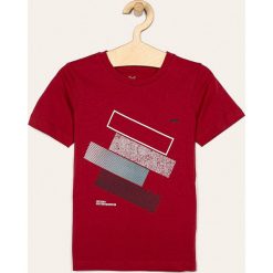 Jack & Jones - T-shirt dziecięcy 128-176 cm. Niebieskie t-shirty chłopięce Jack & Jones, z nadrukiem, z bawełny, bez rękawów. Za 59,90 zł.