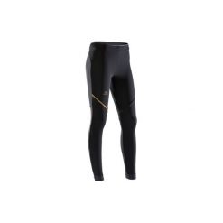 Legginsy do biegania KIPRUN WARM damskie. Czarne legginsy KALENJI, l, z elastanu. Za 119,99 zł.