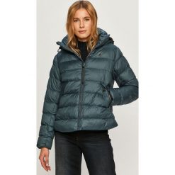 G-Star Raw - Kurtka. Niebieskie kurtki damskie G-Star RAW, s, bez wzorów, z elastanu, retro, krótkie. Za 929,90 zł.