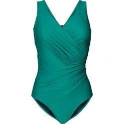 Kostium kąpielowy shape Level 1 bonprix niebieskozielony. Zielone stroje kąpielowe damskie bonprix, bez wzorów, z materiału. Za 99,99 zł.