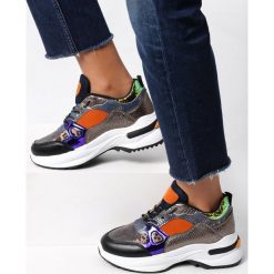 Szare Sneakersy Platinum. Szare buty sportowe damskie Born2be. Za 89,99 zł.