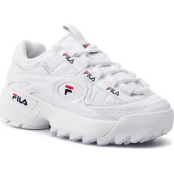 Sneakersy FILA - D-Formation Wmn 5CM00514.125 White/Fila Navy/Fila Red. Białe półbuty damskie Fila, na co dzień, bez wzorów, ze skóry, bez obcasa, na płaskiej podeszwie, bez zapięcia. W wyprzedaży za 359,00 zł.