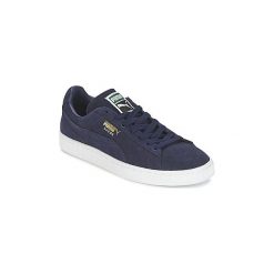 Buty Puma SUEDE CLASSIC +. Niebieskie trampki i tenisówki damskie Puma, bez wzorów, bez zapięcia. Za 369,00 zł.