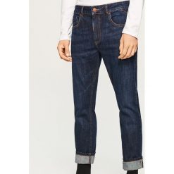 Jeansy slim fit - Selvedge Denim - Niebieski. Niebieskie jeansy męskie slim marki Reserved. Za 169,99 zł.