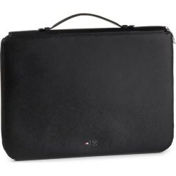 Torba na laptopa TOMMY HILFIGER - 2MB Laptop Folio AM0AM05399 BDS. Czarne torby męskie skórzane TOMMY HILFIGER, bez wzorów, ze skóry ekologicznej. Za 799,00 zł.