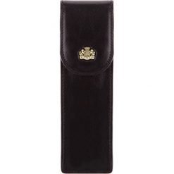 Etui na długopisy. Pomarańczowe etui damskie Wittchen, ze skóry. Za 219,90 zł.