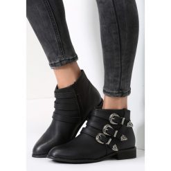 Buty zimowe damskie: Czarne Botki Red Sea